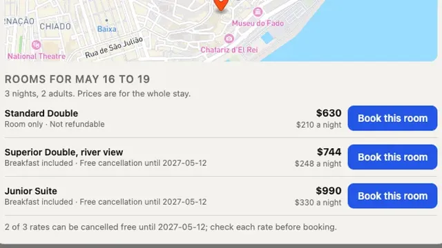 The stay pop-out with member rates
